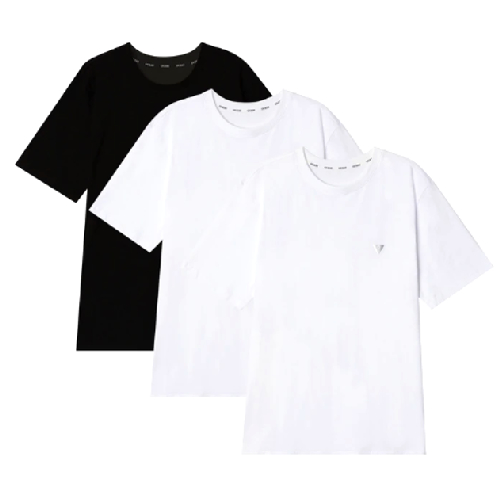게스 남성 크루넥 반팔 티셔츠 3매 무지 라운드넥 학생 교복 셔츠 이너티 맨투맨티 코스트코