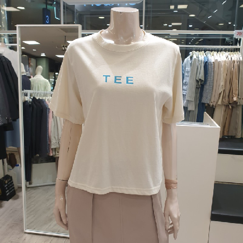 온앤온 TEE 레터링 티셔츠 NJW3ME437