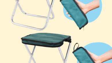 생활해랑 파우치형 초경량 휴대용 접이식 의자