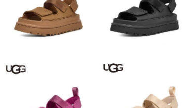 24SS UGG GoldenGlow 어그 골든글로우 샌들 바이슨 망고스틴 여성 1152685