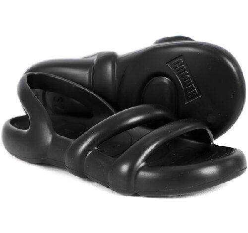 캠퍼 WOMEN GOBARA FLAT SANDALS BLACK