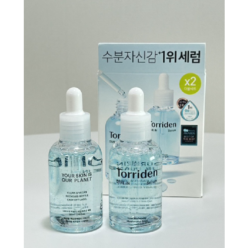 [본사정품] 토리든 저분자 히알루론산 세럼 100ml (50ml+리필50ml) 1개 2개 3개 다이브인 토리든다이브인세럼 토리든다이브인 다이브인저분자 torriden 토리든세럼