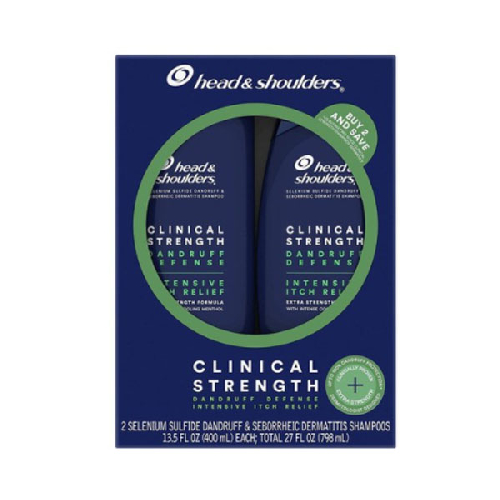 해드앤숄더 클리니컬 스트렝스 비듬 가려움 완화 샴푸 400ml 1팩(1PACK) 2팩(2PACK) Head & Shoulders Clinical