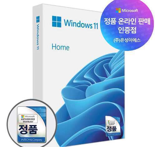 마이크로소프트 Windows 11 Home 처음사용자용 FPP USB HAJ-00095