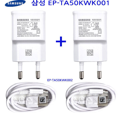 삼성 1+1 EP-TA50KWK 001 가정용 USB 충전기 5V 1.55A 화이트 80cm C타입 케이블 포함