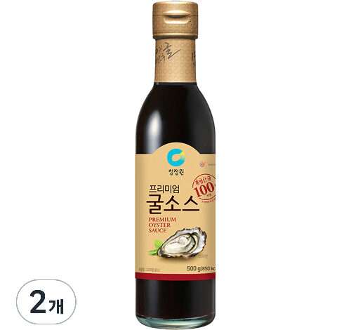 청정원 프리미엄 굴소스, 500g, 2개