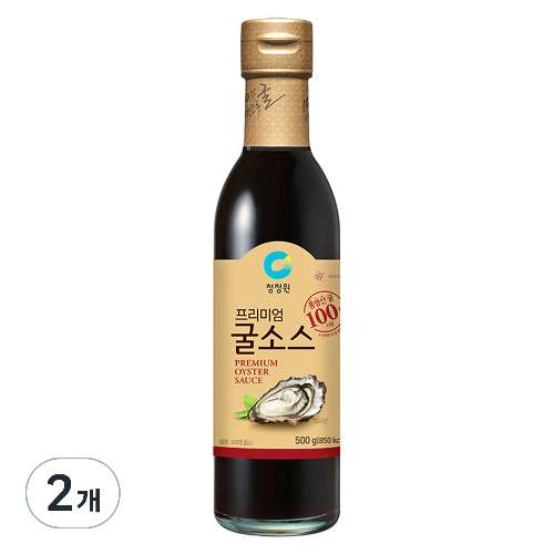 청정원 프리미엄 굴소스, 500g, 2개